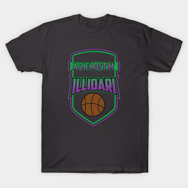 Illidari Basketball T-Shirt by Godot